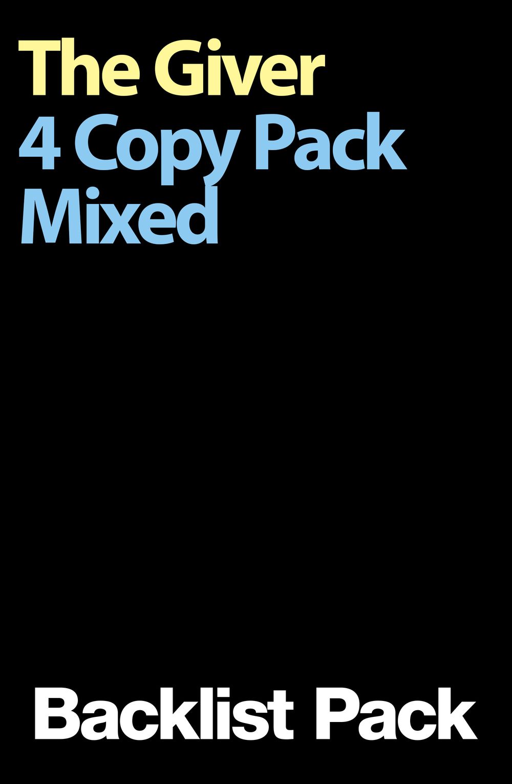 The Giver 4 Copy Mixed Pack