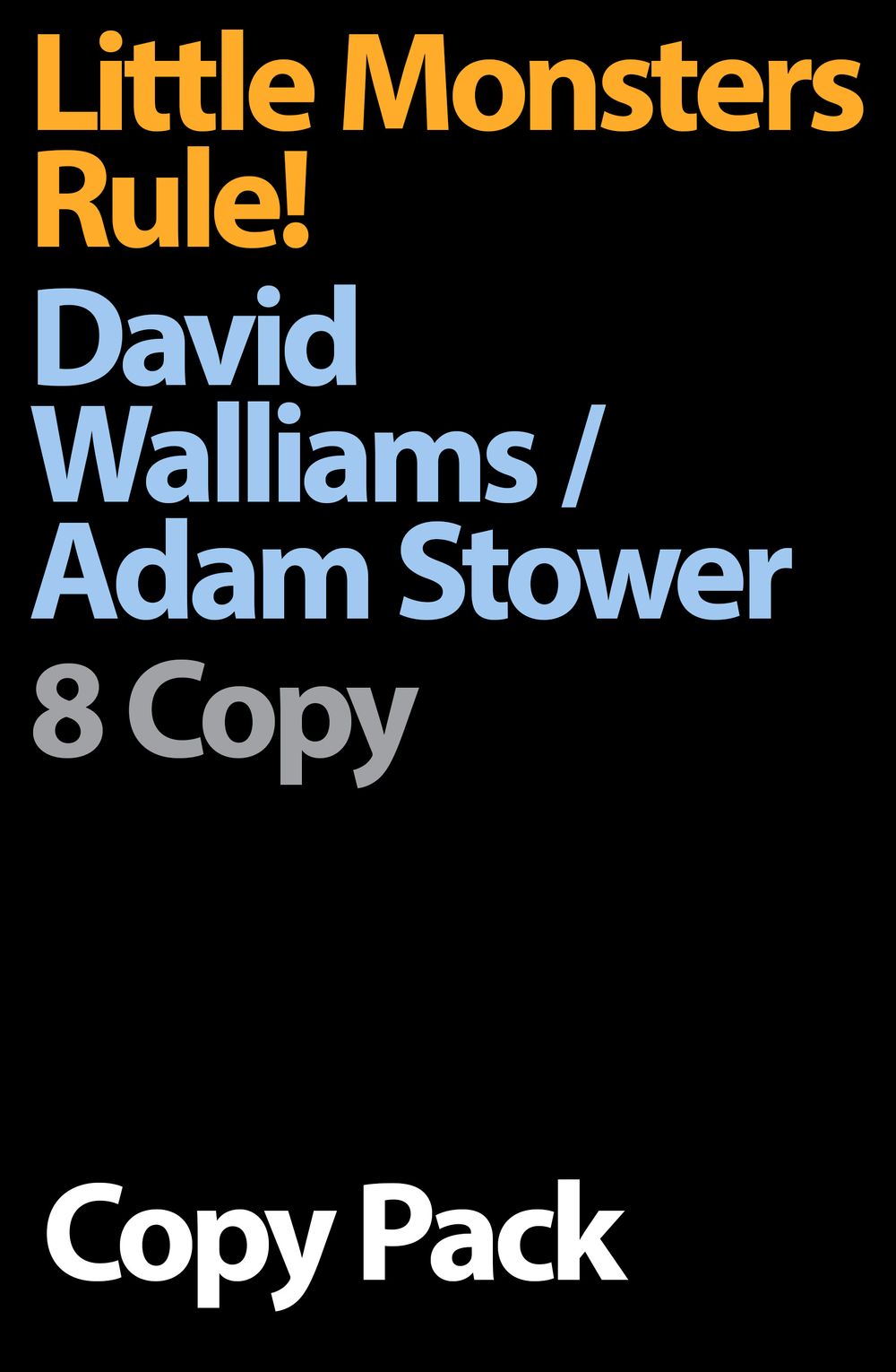 Little Monsters Rule! 8 Copy Pack