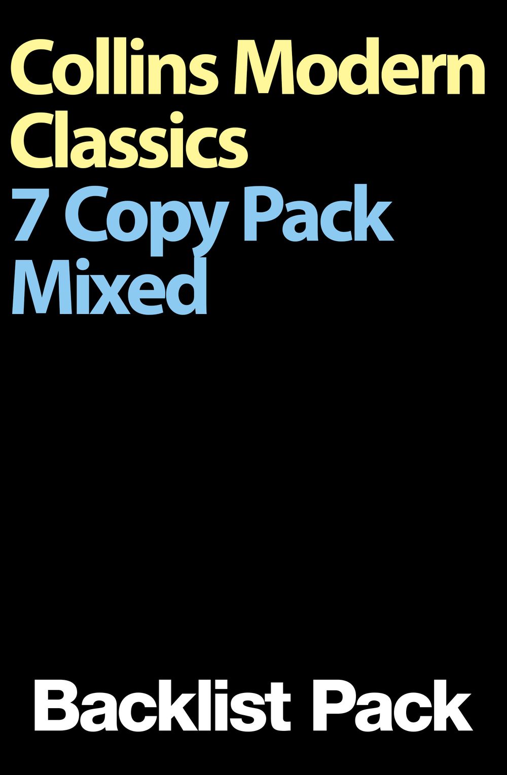 Collins Modern Classics 7 Copy Mixed Pack