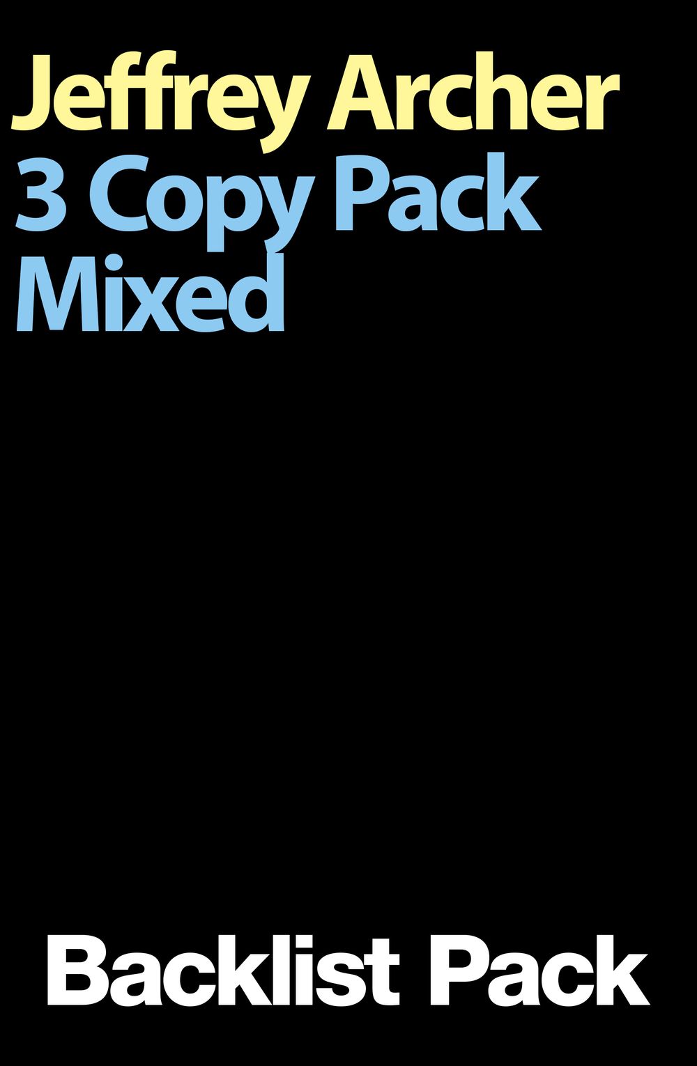 Jeffrey Archer 3 Copy Mixed Pack