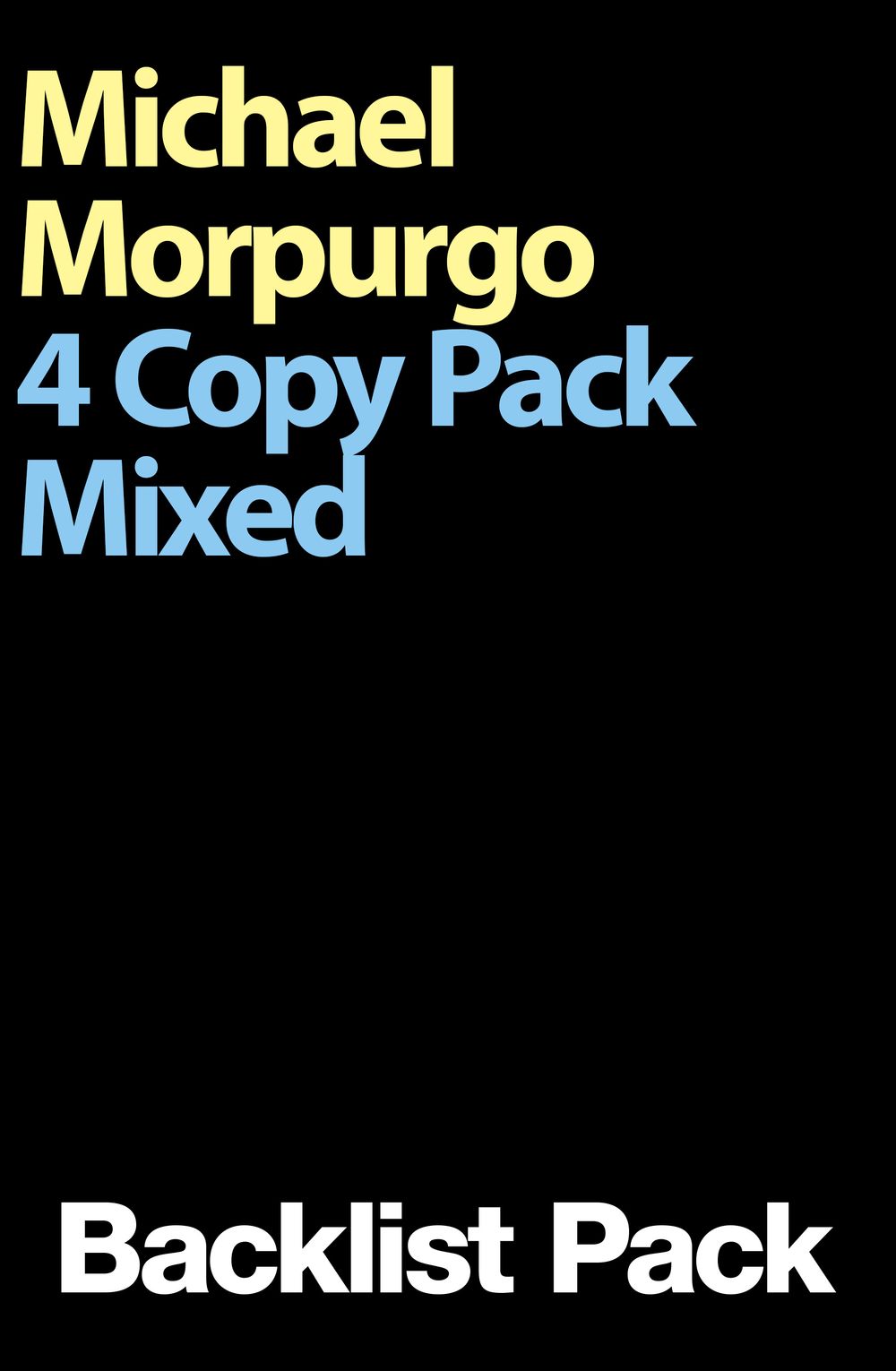 Michael Morpurgo 4 Copy Mixed Pack
