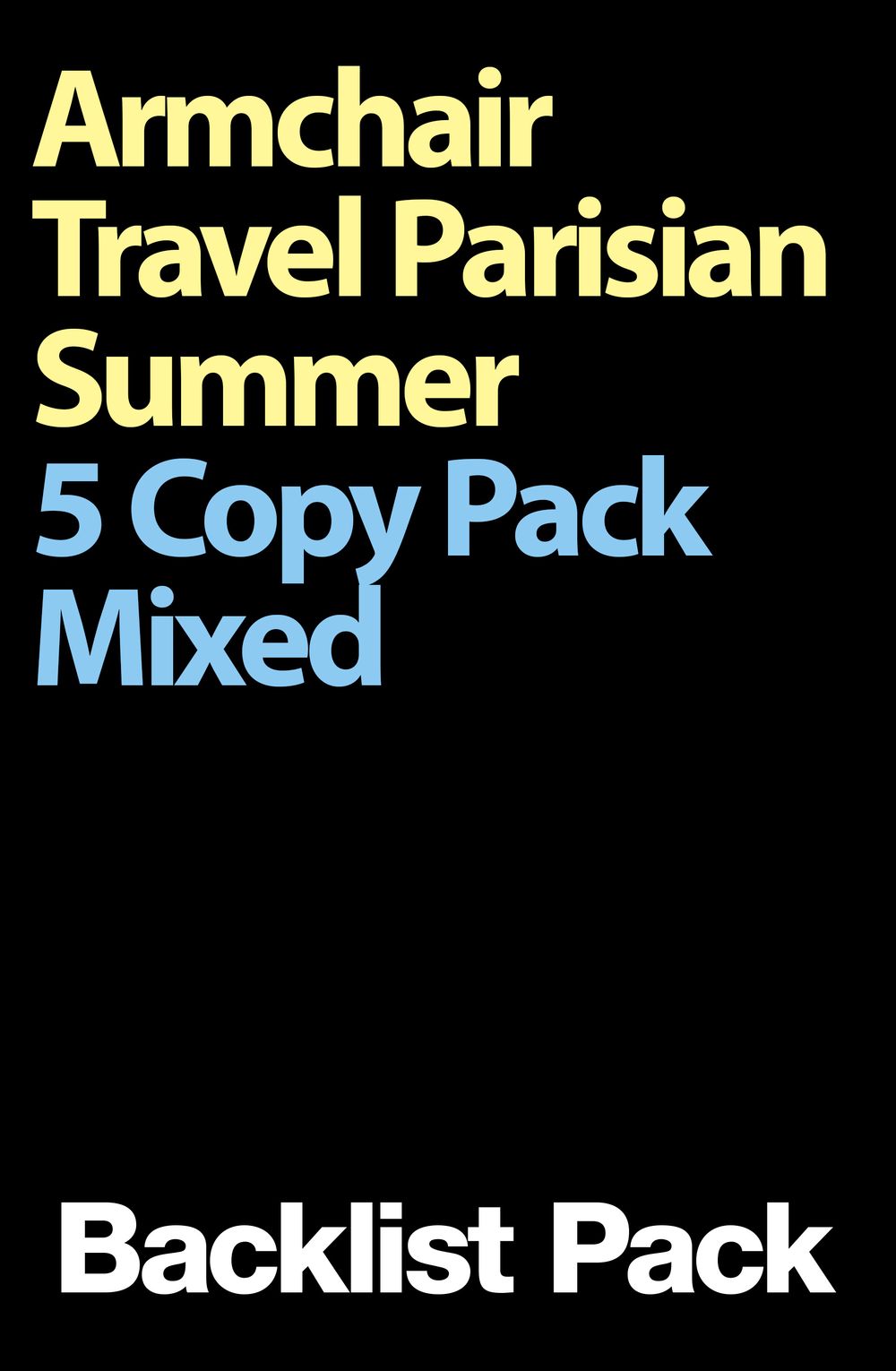 Armchair Travel Parisian Summer 4 Copy Mixed Pack