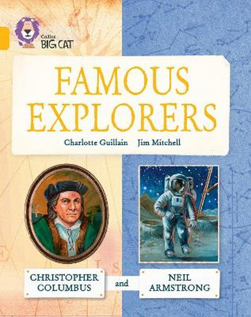 Famous Explorers: Christopher Columbus and Neil Armstrong cover