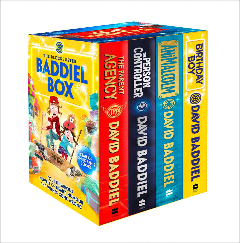 David Baddiel 4-Copy Box Set: The Person Controller, The Parent Agency, Animalcolm, Birthday Boy