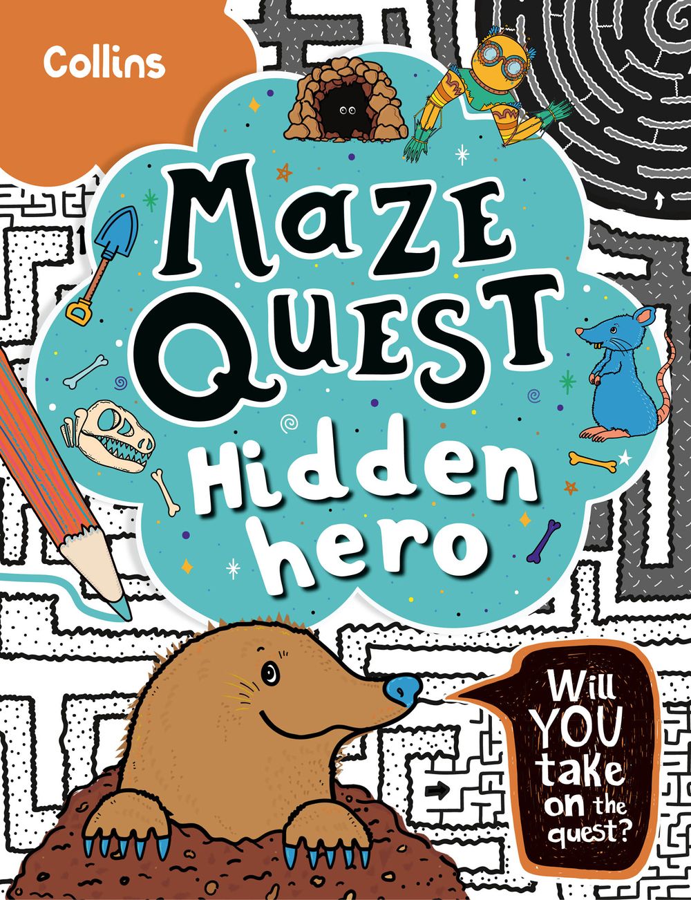 Maze Quest - Hidden Hero: Solve 50 Mazes in This Adventure Story for Kids Aged 7+