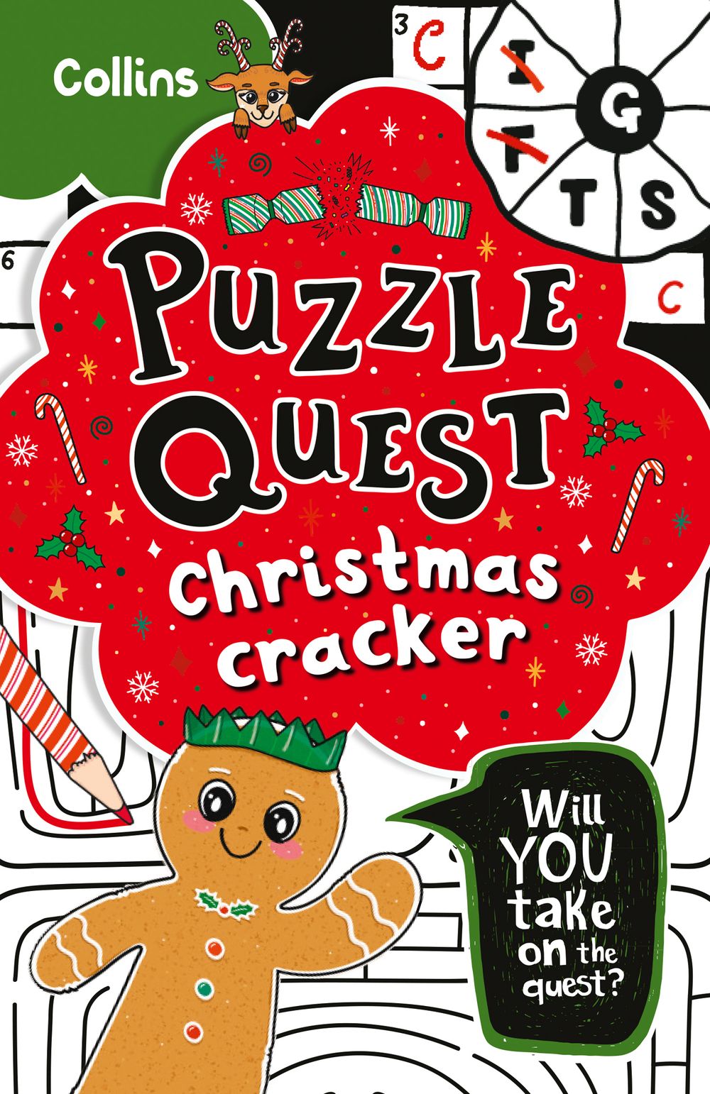 Puzzle Quest - Christmas Cracker: Solve More Than 100 Puzzles In This Adventure Story For Kids Aged 7+
