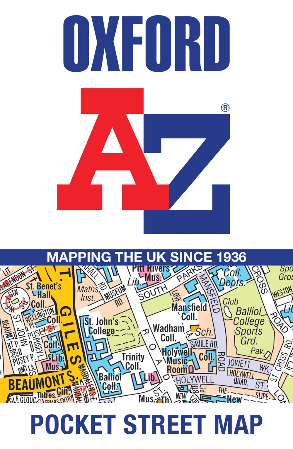 Oxford A-Z Pocket Street Map