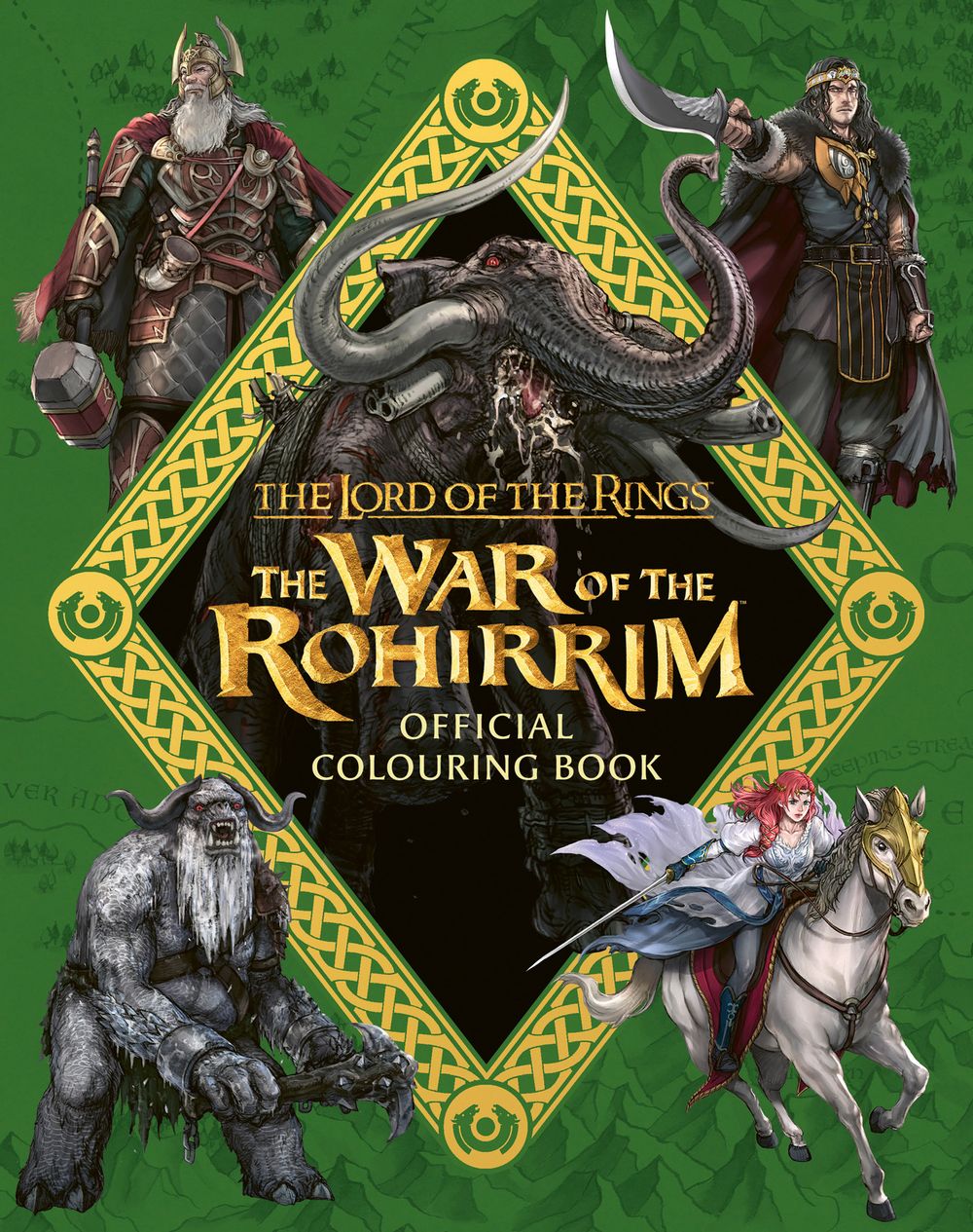 The Lord Of The Rings: The War Of The Rohirrim Official Colouring Book