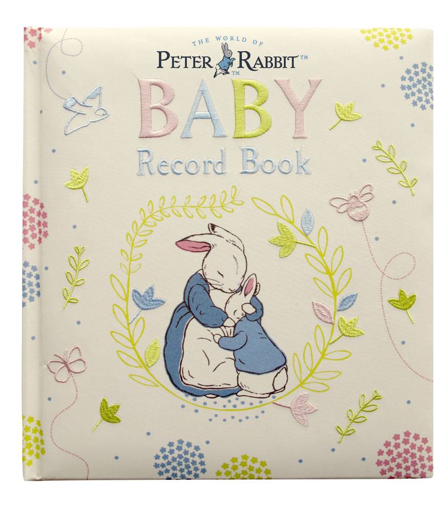 Peter Rabbit Baby Record Book book cover