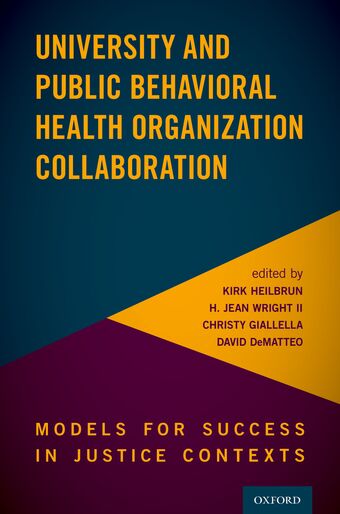 University and Public Behavioral Health Organization book cover