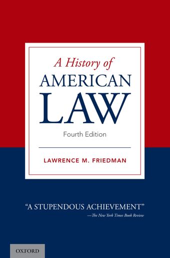 A History of American Law book cover
