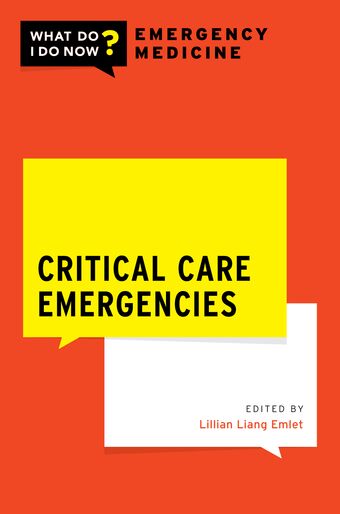 Critical Care Emergencies book cover