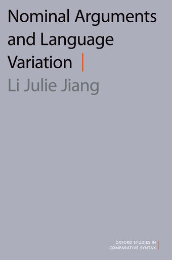 Nominal Arguments and Language Variation book cover
