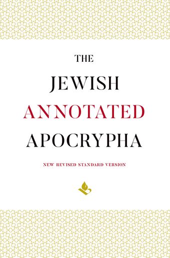 The Jewish Annotated Apocrypha book cover