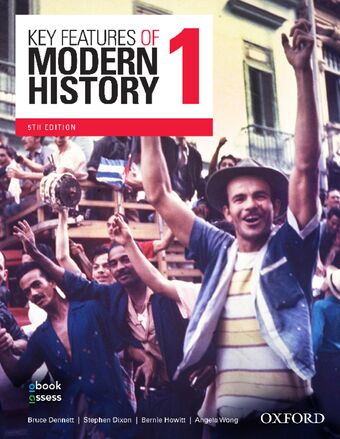 Key Features of Modern History 1 Year 11 Student book + obook assess book cover