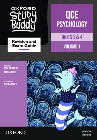 Oxford Study Buddy QCE Psychology Units 3&4 Revision and exam guide book cover