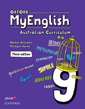 Oxford MyEnglish 9 Student Workbook+Student obook pro book cover