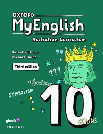 Oxford MyEnglish 10 Student Workbook+Student obook pro book cover