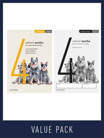 Oxford Maths for New South Wales Value Pack Year 4 book cover