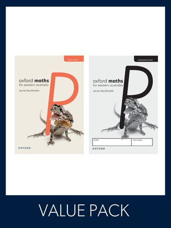 Oxford Maths for Western Australia Value Pack Year P book cover