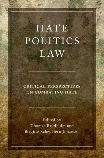 Hate, Politics, Law book cover