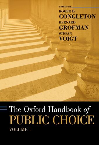 The Oxford Handbook of Public Choice, Volume 1 book cover