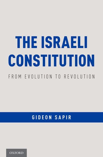 The Israeli Constitution book cover