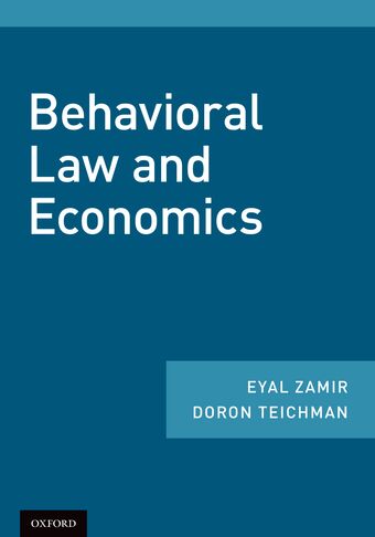 Behavioral Law and Economics book cover