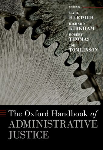 The Oxford Handbook of Administrative Justice book cover