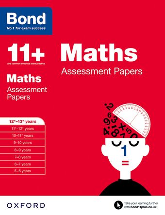 Bond 11 Maths Assessment Papers 12 to 13 book cover