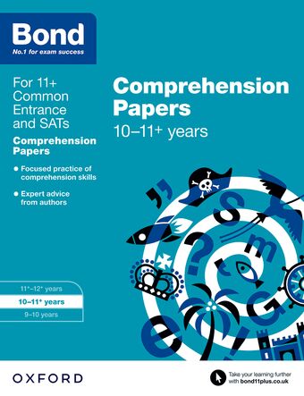 Bond 11+ English Comprehension Papers 10 to 11+ years book cover