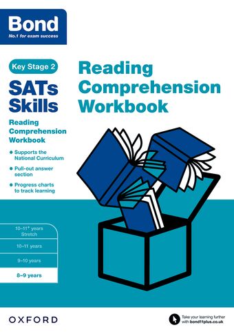 Bond SATs Skills: Reading Comprehension Workbook 8-9 Years book cover