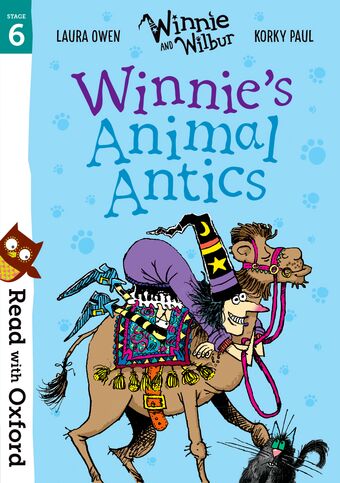 Read with Oxford: Stage 6: Winnie and Wilbur: Winnie's Animal Antics book cover