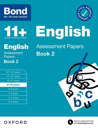 Bond 11+ English Assessment Papers 9-10 Years Book 2 book cover