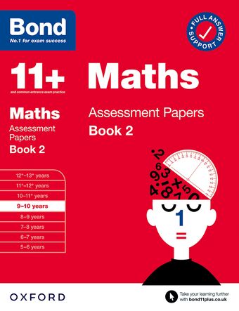 Bond 11+ Maths Assessment Papers 9-10 Years Book 2 book cover