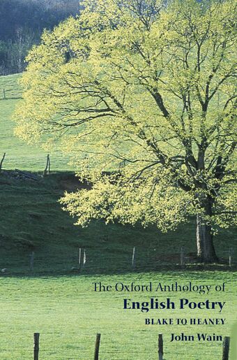 The Oxford Anthology of English Poetry: Volume II book cover