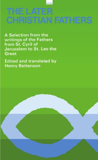 The Later Christian Fathers book cover