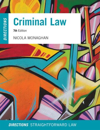 Criminal Law Directions book cover
