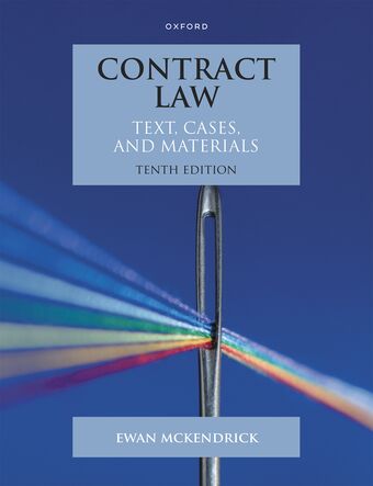 Contract Law Text, Cases and Materials book cover