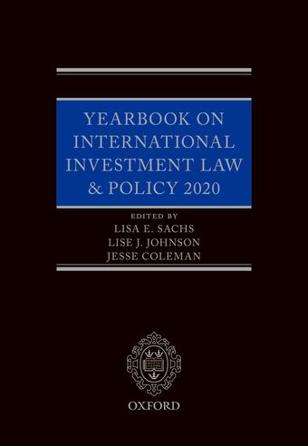 Yearbook on International Investment Law & Policy 2020 book cover