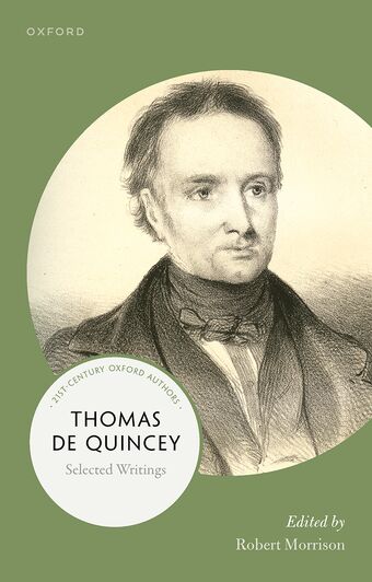 Thomas De Quincey Selected Writings book cover