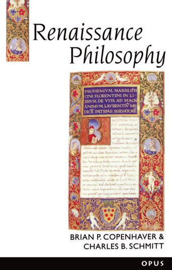 Renaissance Philosophy book cover