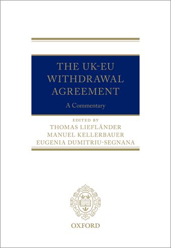 The UK-EU Withdrawal Agreement book cover