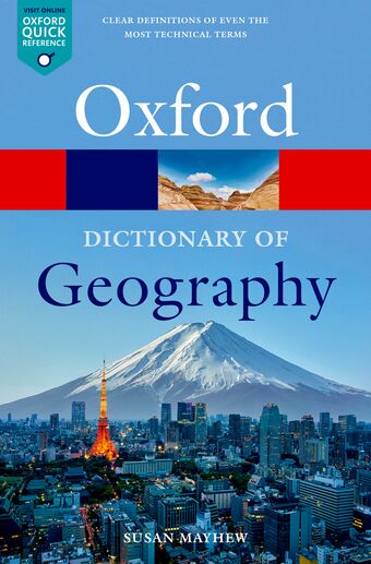 A Dictionary of Geography book cover