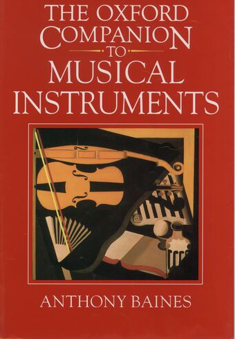 The Oxford Companion to Musical Instruments book cover