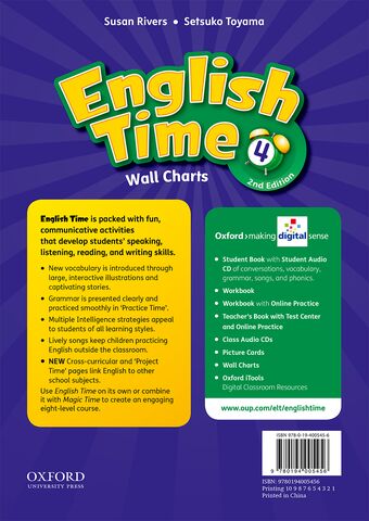 English Time 4 Wall Charts book cover