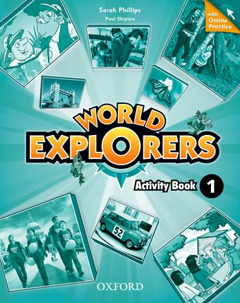 World Explorers Level 1 Workbook with Online Practice Pack book cover
