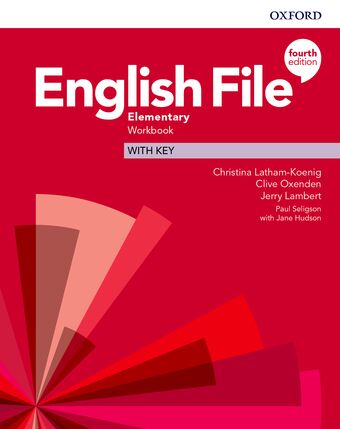 English File Elementary Workbook with Key book cover