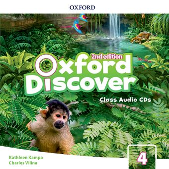 Oxford Discover Level 4 Class Audio CDs book cover