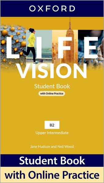 Life Vision Upper Intermediate Student Book with Online Practice book cover